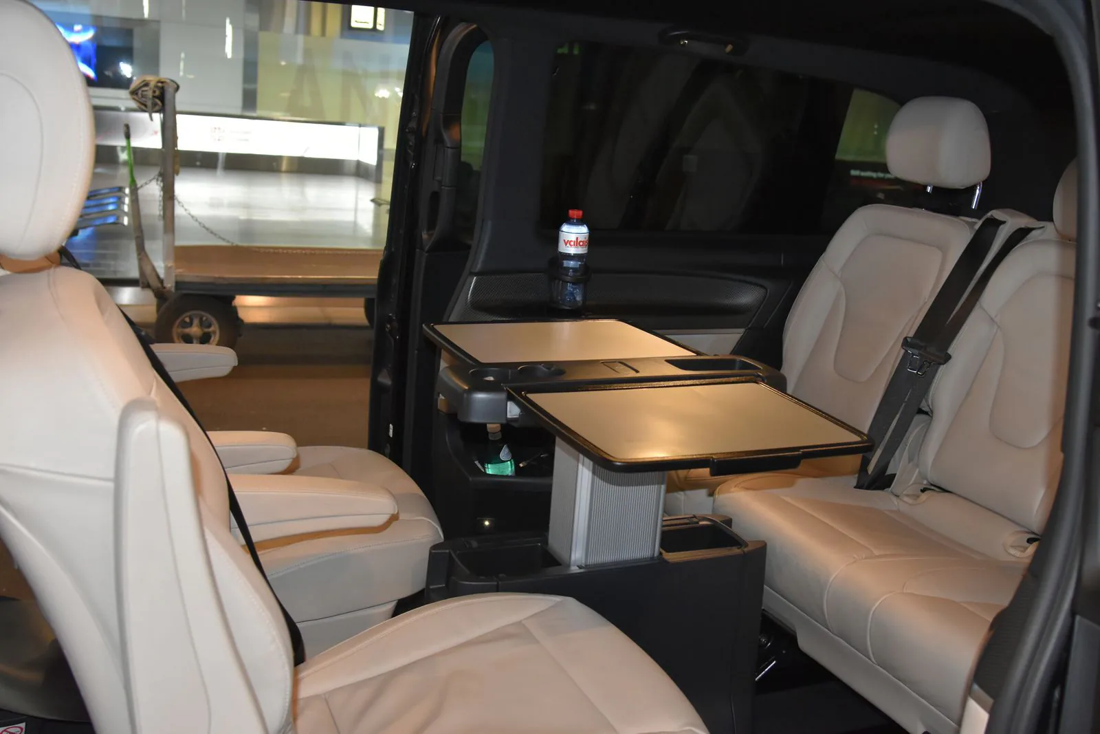 Mercedes V-Class passenger cabin interior for the Express Transfer Business Van class