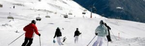 Skiing in Davos