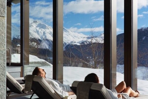 Swiss winter spa retreat