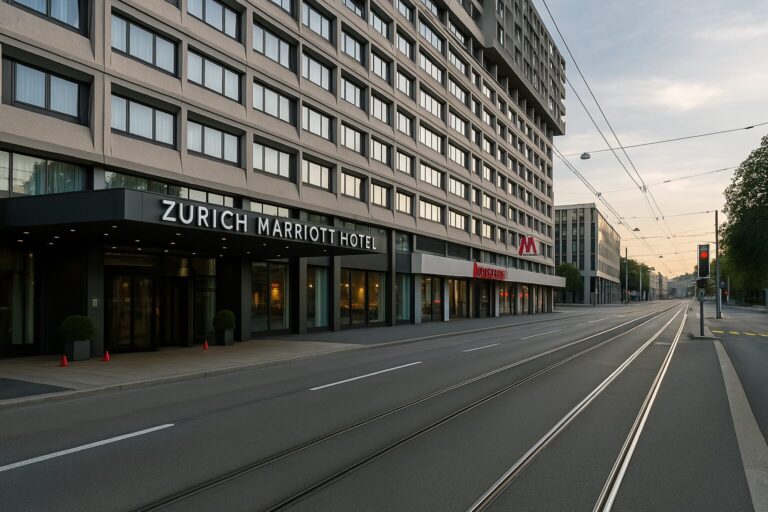 Zurich Marriott from the Airport