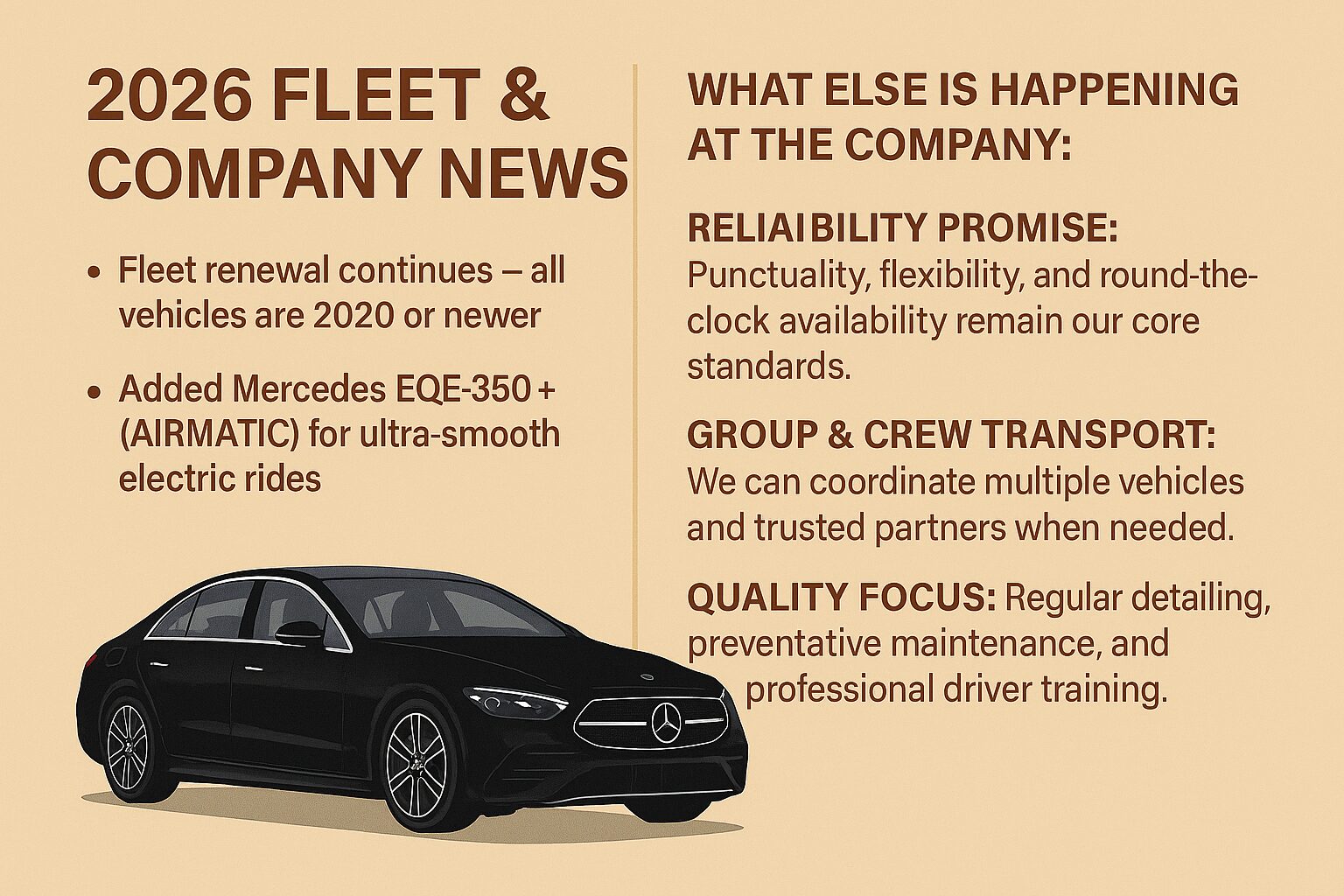 Driving into 2026: New Fleet, New Standards
