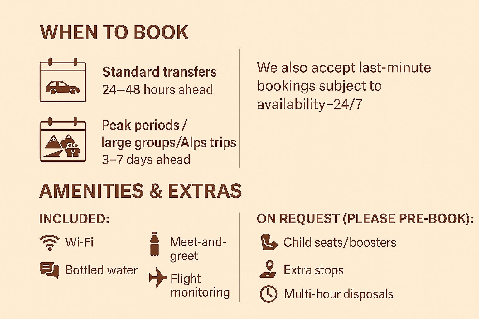 How Far in Advance Should You Book Your Zurich Transfer