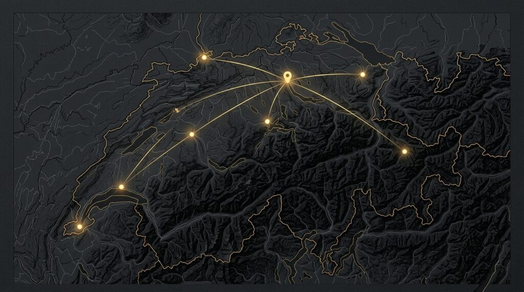 City-to-City Routes from Zurich Airport